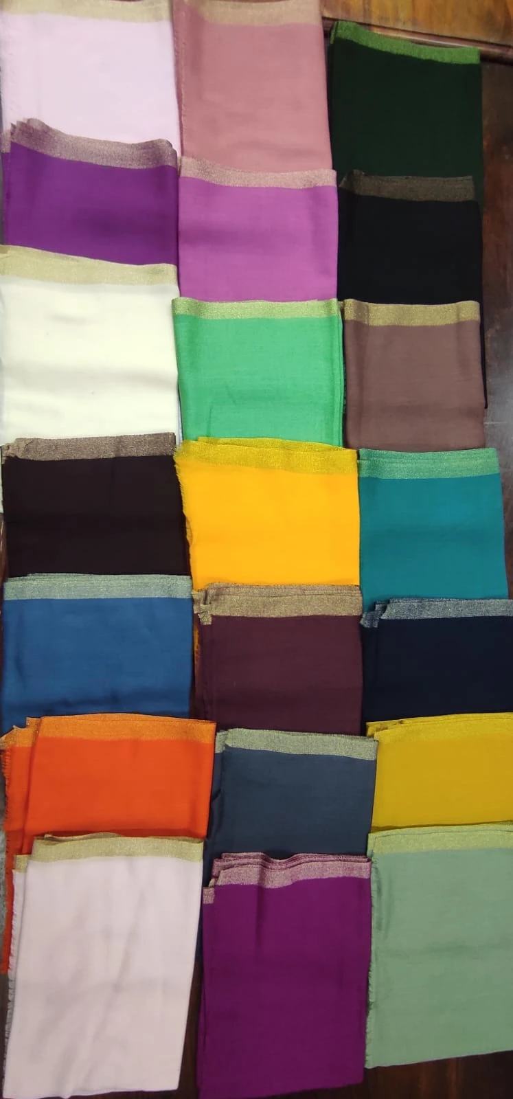 Zari Stoles - Metallic thread textiles
